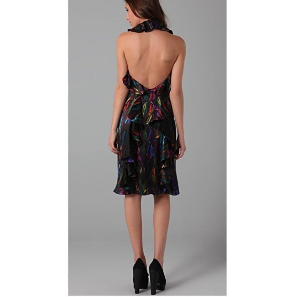 Milly of New York 'Charlotte' Feather Print Dress